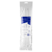 Bolsa con 50 cinchos plásticos 50 lb, 300 x 4.5 mm, natural