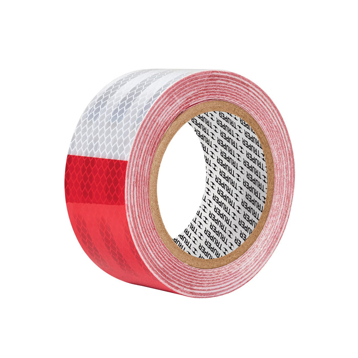 Rollo de 9 m x 2' de cinta reflejante de PVC, TRUPER