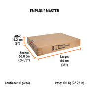 Caja de empaque de repuesto para CARBA-140, TRUPER