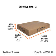 Caja de empaque de repuesto para CARBA-200, TRUPER