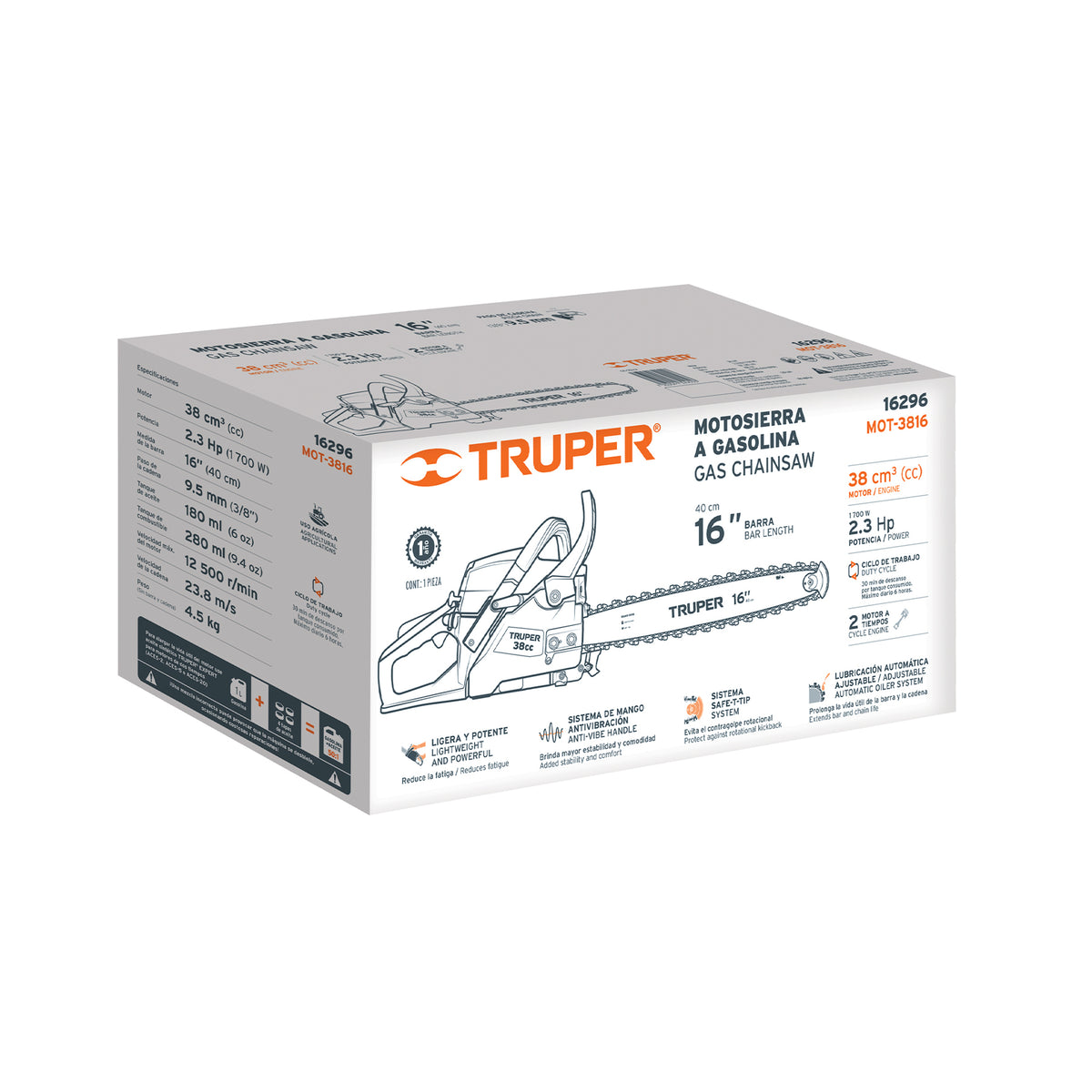 Caja de empaque de repuesto para MOT-3816, TRUPER