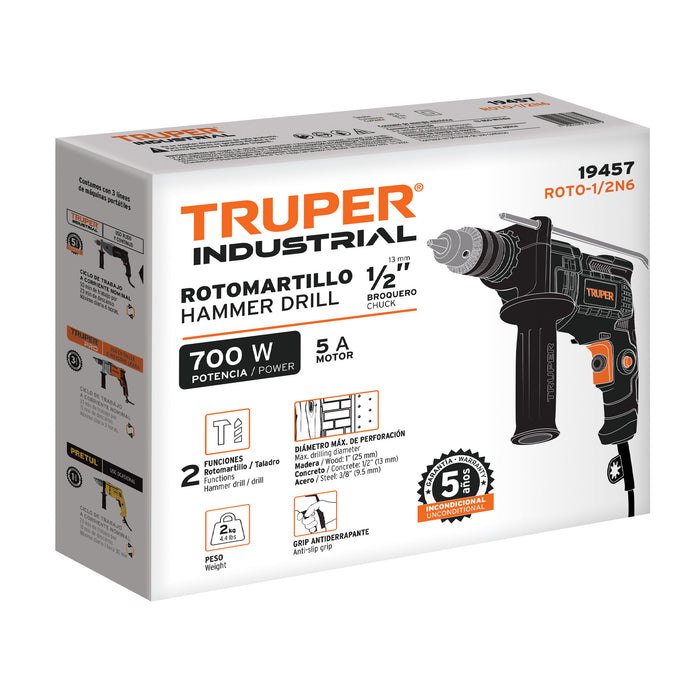 Caja de empaque de repuesto para ROTO-1/2N6, TRUPER