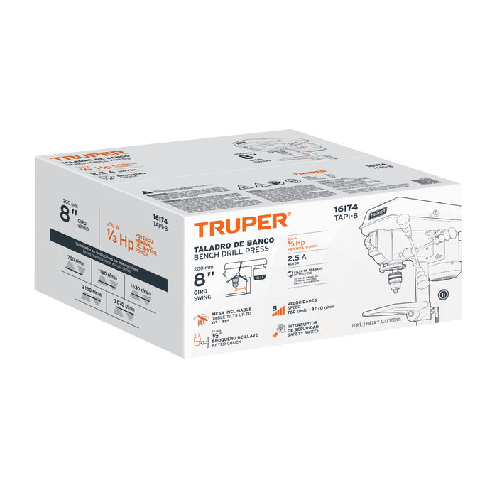 Caja de empaque de repuesto para TAPI-8, TRUPER