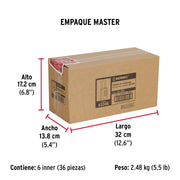 Candado de combinación 20 mm cuerpo de latón en blíster