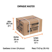 Cincel ladrillero 3-1/2 X 8', TRUPER