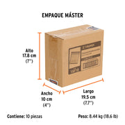 Caja con 2500 clavos calibre 16, 25 mm para CLNE-16, TRUPER