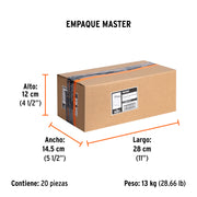 Caja con 5000 clavos calibre 18, 15 mm para CLNE-18, TRUPER