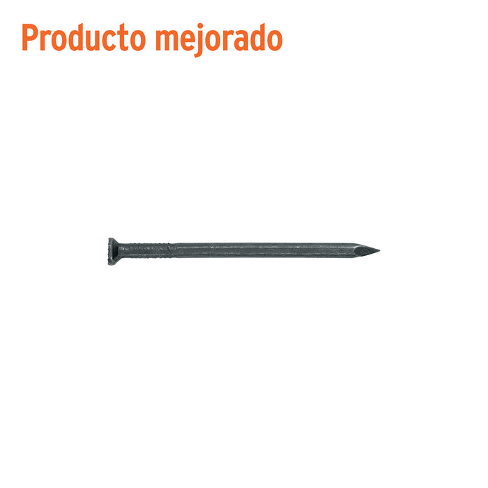 Blíster con 15 clavos negros para concreto 2-1/2', FIERO