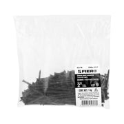 Bolsa con 1 kg de clavos para concreto negros 2', FIERO