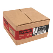 Kilo de clavos para concreto 1-1/2'negros, caja de 25 kg