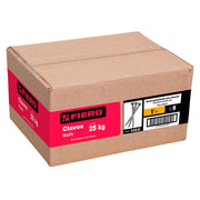 Kilo de clavos para concreto 1' galvanizado, caja de 25 kg
