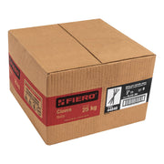 Kilo de clavos para concreto 3' negros, caja de 25 kg, FIERO