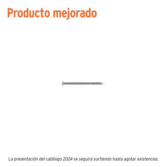 Bolsa con 1 kg de clavo estándar 1-1/2' con cabeza, FIERO