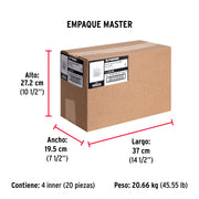 Bolsa con 1 kg de clavo estándar 5' con cabeza, FIERO