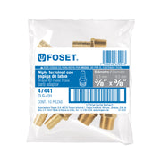 Niple terminal con espiga de 3/8' X 3/8', FOSET