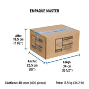 Codo para estufa a 90° de latón de 5/16' x 3/8', FOSET