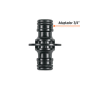 Adaptador unión 3/4' rápido de ABS, sistema click, TRUPER