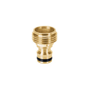 Conector 3/4' rápido macho de latón, sistema click, TRUPER