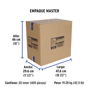 Clavija industrial plástica aterrizada, 2 polos+tierra