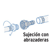 Adaptador inserción rosca interior de 3/4' x 3/4', FOSET