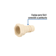 Adaptador inserción rosca interior de 3/4' x 3/4', FOSET