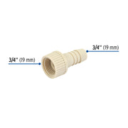 Adaptador hembra movible de polipropileno 3/4' x 3/4', FOSET