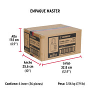 Candado maletero de combinación 27 mm seguridad TSA, blíster