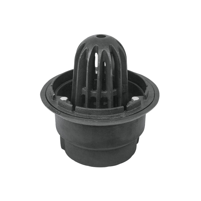 Coladera de hierro de cúpula para azotea, FOSET