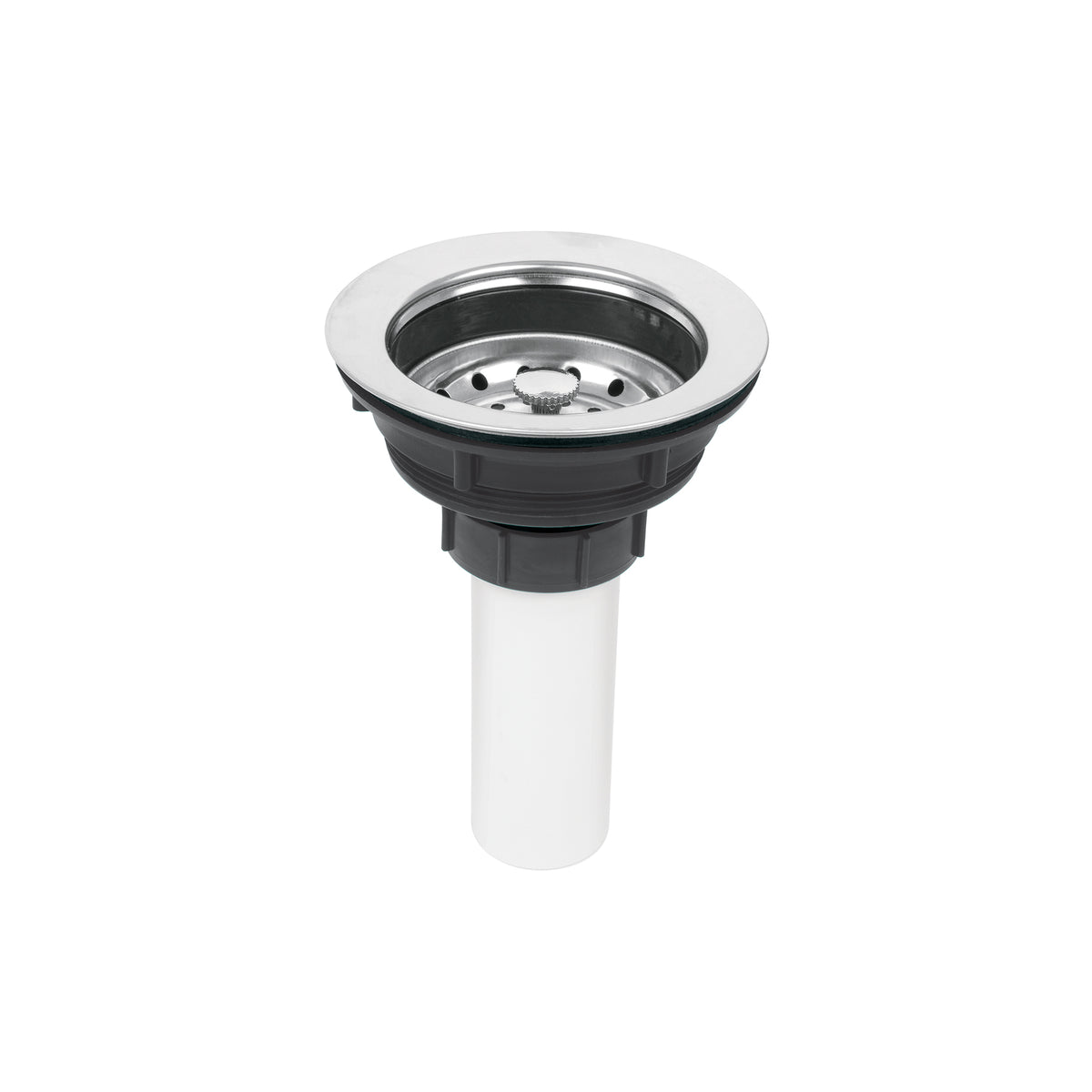 Contracanasta 3-1/2' inox, tubo plástico, FOSET