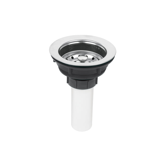 Contracanasta 3-1/2' inox, tubo plástico, FOSET