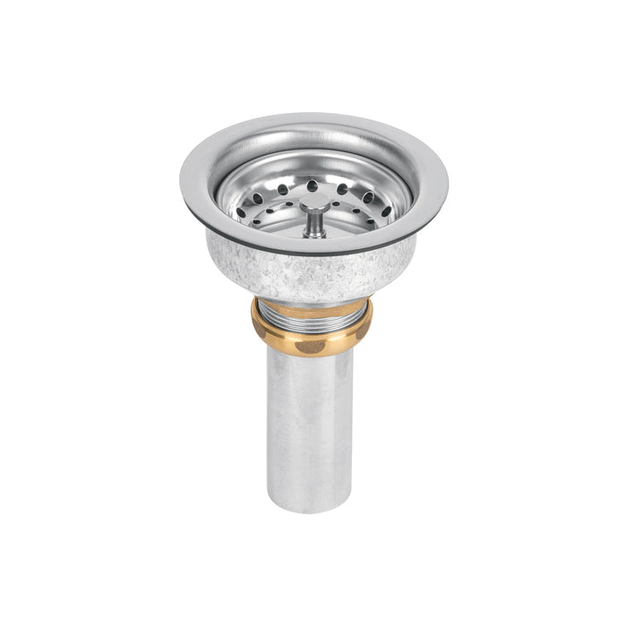 Contracanasta 3-1/2' inox, instala-fácil, tubo inox, FOSET