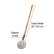 Coa agavera con mango de madera de 42', TRUPER