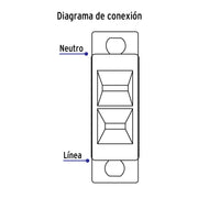 Contacto sencillo, sin tierra, línea Económica, VOLTECK