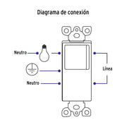 Interruptor-contacto, 2 polos + tierra, Classic, VOLTECK