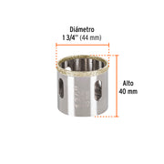 Brocasierra diamante 1-3/4' borde continuo, TRUPER