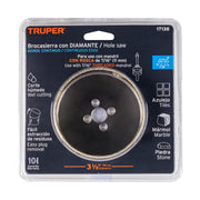Brocasierra diamante 3-1/2' borde continuo, TRUPER