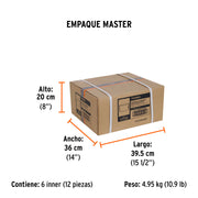 Brocasierra diamante 3-1/4' borde continuo, TRUPER