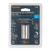 Brocasierra diamante 3/4' borde continuo, TRUPER