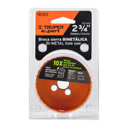 Brocasierra bimetálica 2-3/4', TRUPER EXPERT