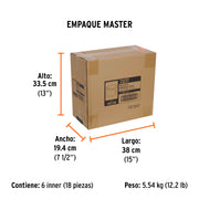 Brocasierra bimetálica 2-3/4', TRUPER EXPERT