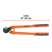 Cortador de 18' de cable y alambre, TRUPER