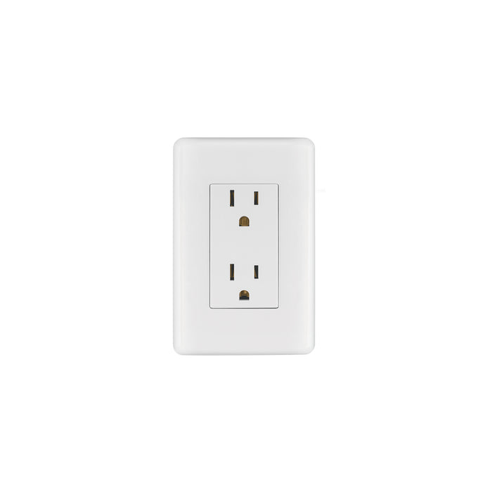 Contacto dúplex, 2 polos + tierra, VOLTECK BASIC