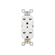 Contacto dúplex, cara de chino, Standard, blanco, VOLTECK