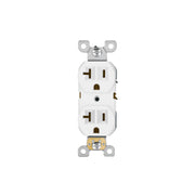 Contacto dúplex, 2 polos 3 hilos, 20 A, Standard, blanco