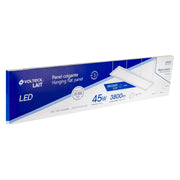 Panel LED 45W 4000K, 30x120 cm, empotrable/colgante, VOLTECK