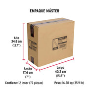 Bolsa con 100 colgadores de 75 mm tipo caimán, FIERO