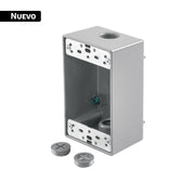 Condulet rectangular 1/2' tipo FS de 3 salidas, VOLTECK