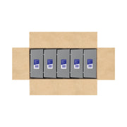 Condulet rectangular 1' tipo FS de 3 salidas, VOLTECK