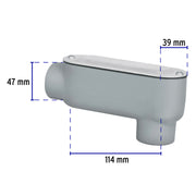 Condulet 1' conexión tipo LB, VOLTECK