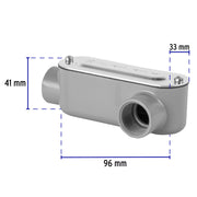 Condulet 3/4' conexión tipo LL, VOLTECK